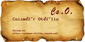 Csizmár Otília névjegykártya